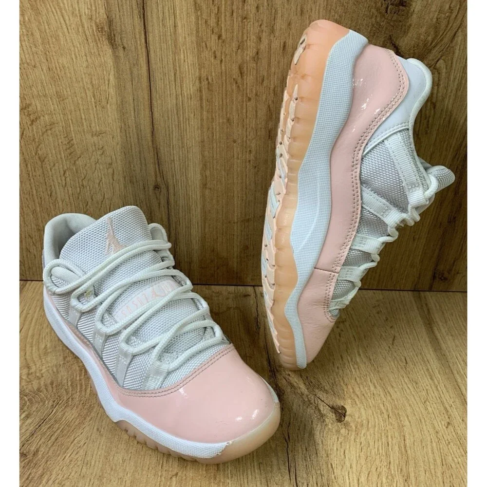 Jordan 11 Retro Low Legend Pink GS 2.5Y White Pink Patent Leather 580522-160